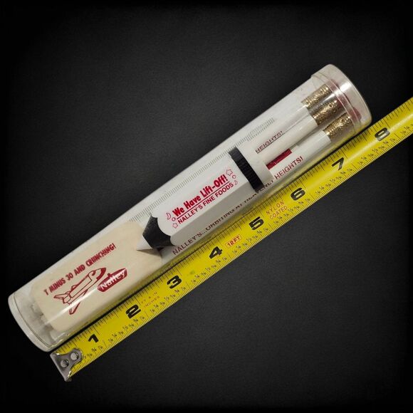 Nalley’s Orbits Space Shuttle Promo Desk Set 1980s Pencils Ruler Eraser NOS RARE - Picture 10 of 10